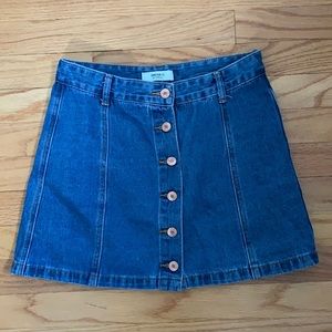 Button up Jean skirt
